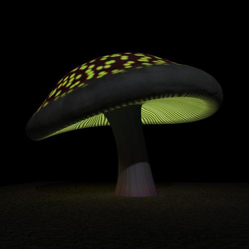 Fantasy Glowing Magic Mushroom preview image